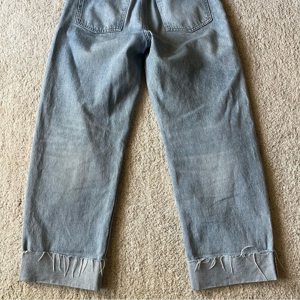 Frame Long Barrel Raw Cuff Jeans in Rhode size 28 - Picture 8 of 15